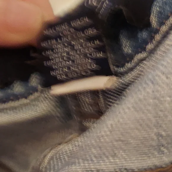 Vintage LONDONJEAN Women's Light Blue Straight Leg Jeans - Picture 5 of 5